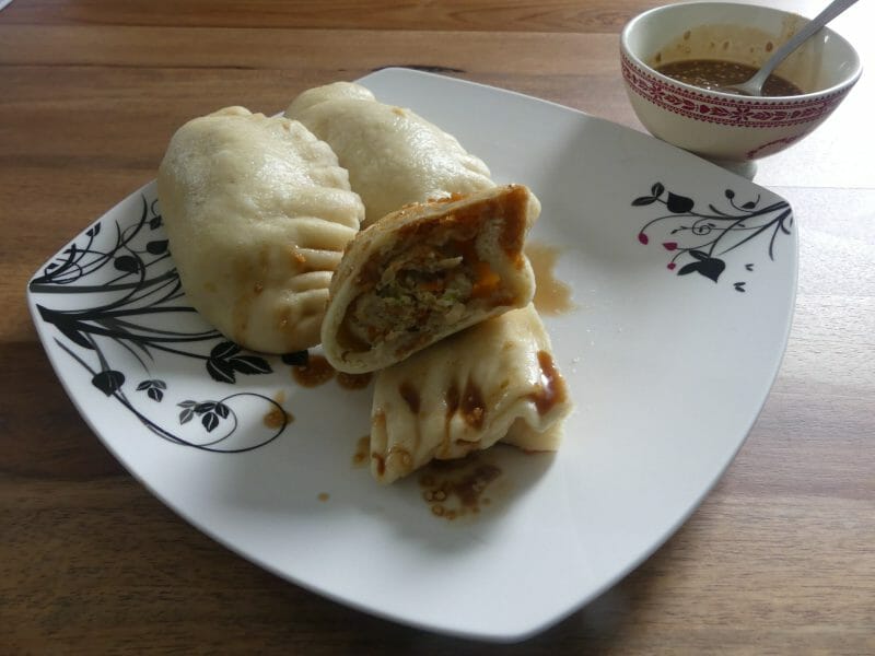 Cliquez pour zoomer ! Wang mandu – petits pains farcis à la vapeur Thermomix par nadinemarie