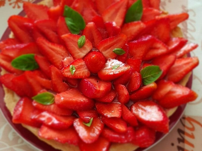 Cliquez pour zoomer ! Tarte aux fraises Thermomix par Sophieoiky