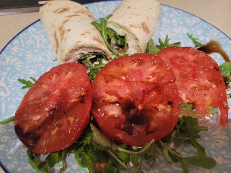 Cliquez pour zoomer ! Wraps tomates, mozzarella et basilic Thermomix par zazounette79