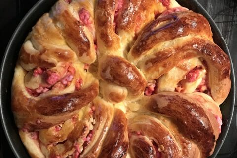 Cliquez pour zoomer ! Brioche aux pralines roses Thermomix par stephverdier