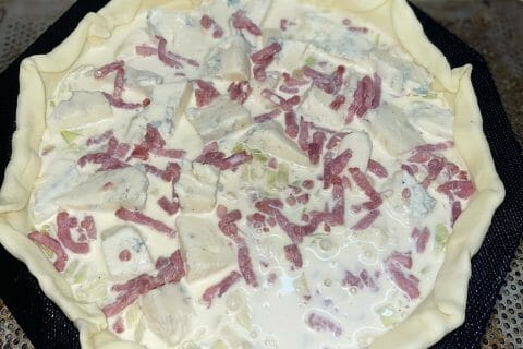 Cliquez pour zoomer ! Flamiche aux poireaux et gorgonzola Thermomix par bisounours03