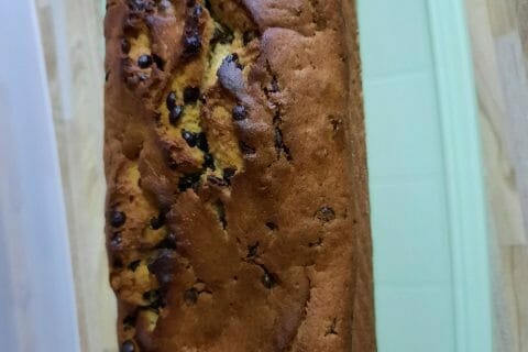 Cliquez pour zoomer ! Cake banane et pépites de chocolat Thermomix par jessimagid2010