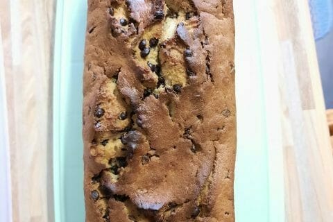 Cliquez pour zoomer ! Cake banane et pépites de chocolat Thermomix par jessimagid2010