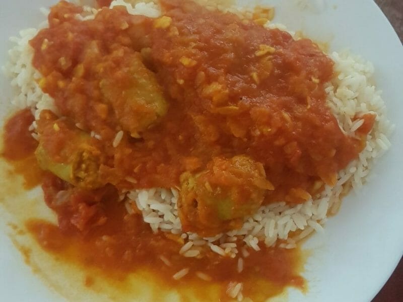 Cliquez pour zoomer ! Rougail saucisse Thermomix par sylvie_550