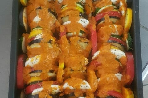 Cliquez pour zoomer ! Tian de légumes et mozzarella Thermomix par sylvie_550