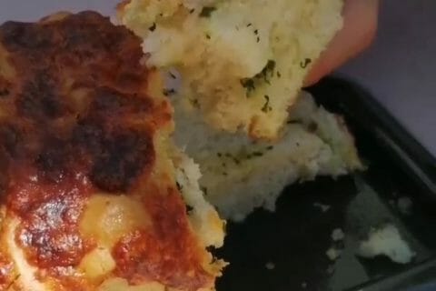 Cliquez pour zoomer ! Pain à l’ail, persil et mozzarella Thermomix par adoptemomo