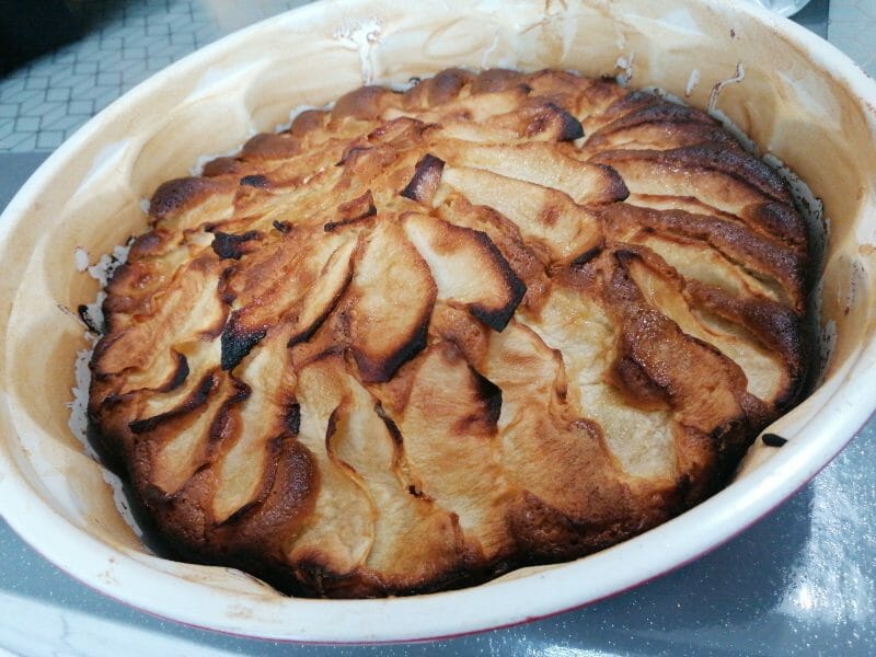 Cliquez pour zoomer ! Gâteau aux pommes et mascarpone Thermomix par shynoh