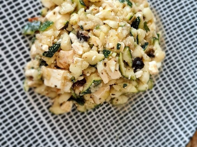 Cliquez pour zoomer ! Salade de courgettes à la feta Thermomix par nana3347