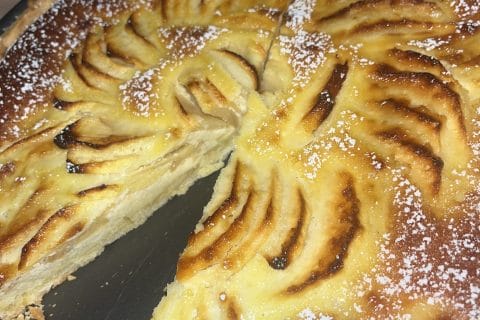 Cliquez pour zoomer ! Tarte normande aux pommes Thermomix par nono094