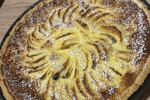 Cliquez pour zoomer ! Tarte normande aux pommes Thermomix par nono094