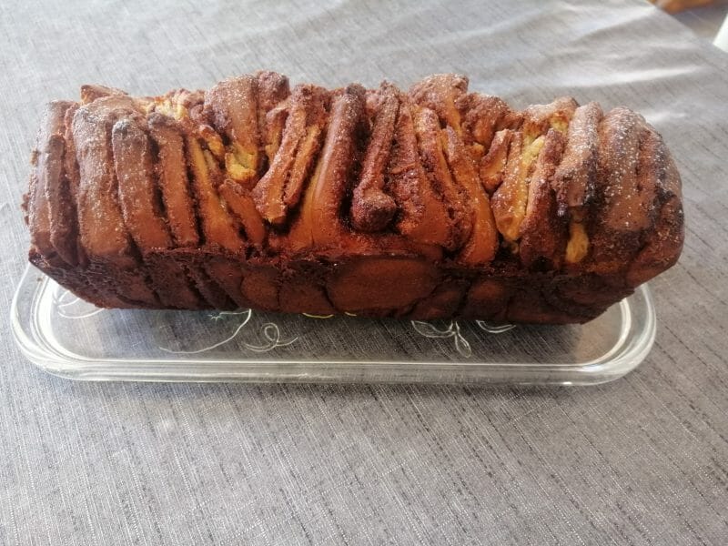 Cliquez pour zoomer ! Brioche à effeuiller à la cannelle Thermomix par drinet