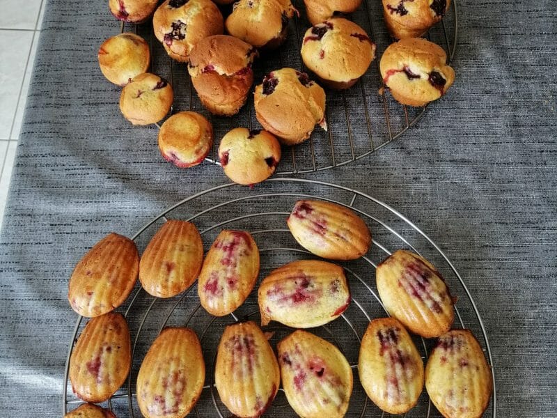 Cliquez pour zoomer ! Muffins aux cerises Thermomix par drinet