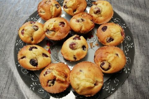 Cliquez pour zoomer ! Muffins aux cerises Thermomix par drinet