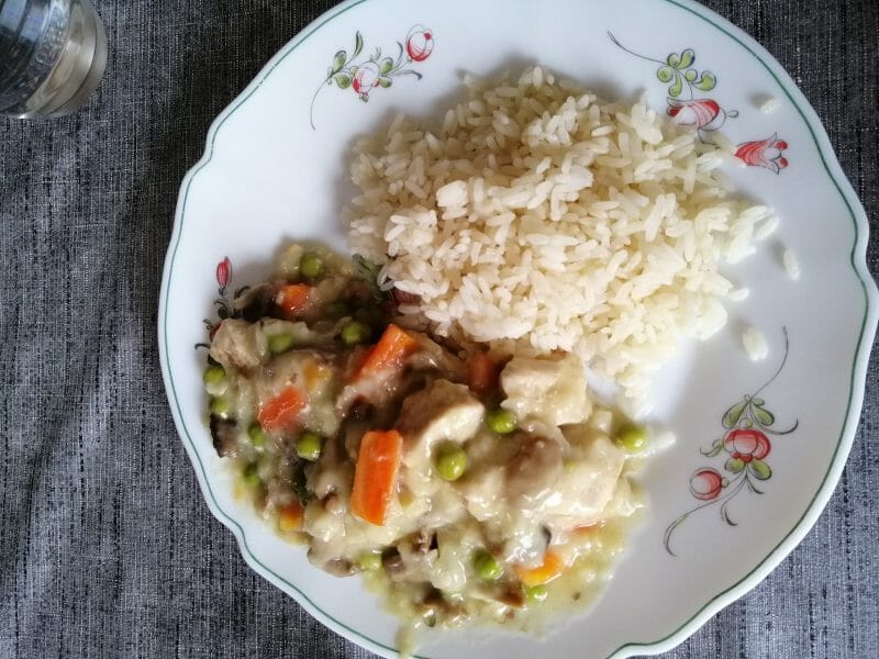 Cliquez pour zoomer ! Fricassée de poulet Thermomix par drinet