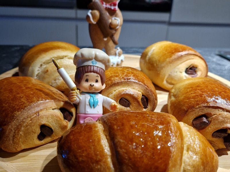 Cliquez pour zoomer ! Pains au chocolat briochés Thermomix par Missdoro
