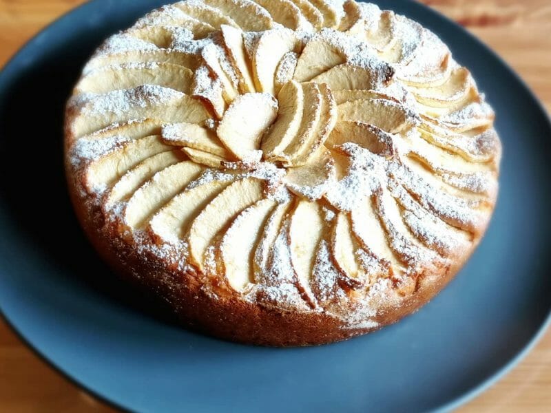 Cliquez pour zoomer ! Gâteau aux pommes et mascarpone Thermomix par pupucedoud