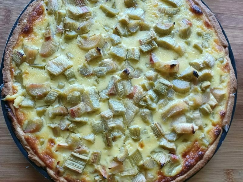Cliquez pour zoomer ! Tarte à la rhubarbe Thermomix par joek6667