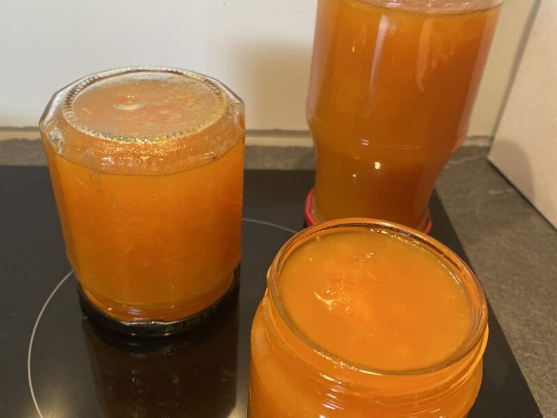Cliquez pour zoomer ! Confiture pêches et abricots Thermomix par johanna21l