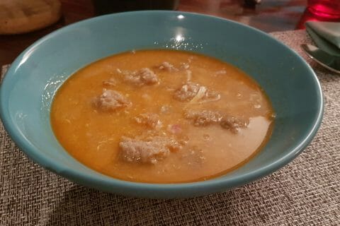 Cliquez pour zoomer ! Soupe à l’ail castillane au Thermomix