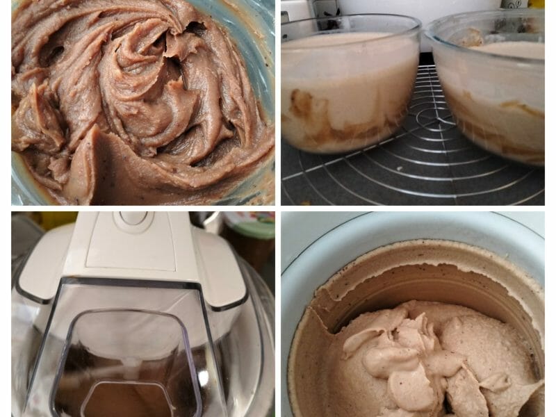 Crème glacée à la crème de marrons au Thermomix - Cookomix