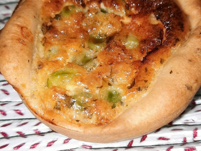 Cliquez pour zoomer ! Quiches petits pois et lardons Thermomix par ana238