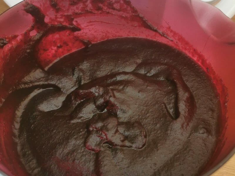 Cliquez pour zoomer ! Compote pommes myrtilles Thermomix par vanbonza