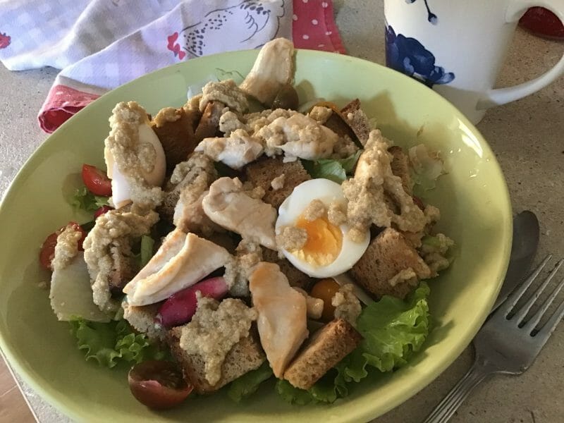 Cliquez pour zoomer ! Salade César Thermomix par avalon83