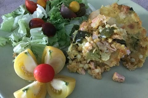 Cliquez pour zoomer ! Gratin de perles, saumon et courgettes Thermomix par avalon83