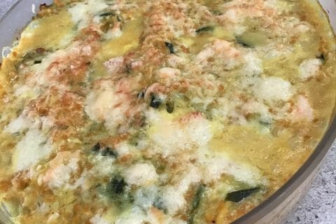 Cliquez pour zoomer ! Gratin de perles, saumon et courgettes Thermomix par avalon83