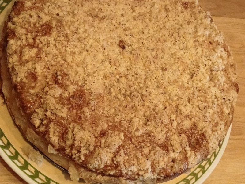 Cliquez pour zoomer ! Tarte aux pommes façon crumble Thermomix par supermaman82