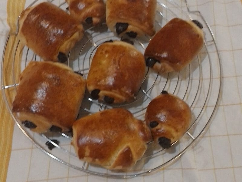 Cliquez pour zoomer ! Pains au chocolat briochés Thermomix par Paloum65