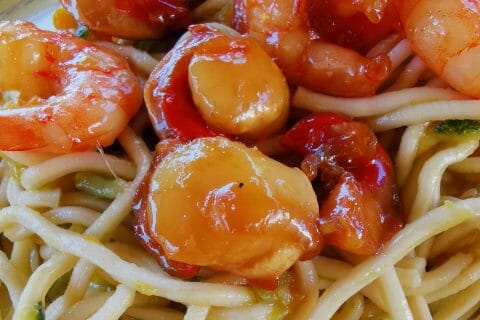 Cliquez pour zoomer ! Nouilles chinoises au Thermomix