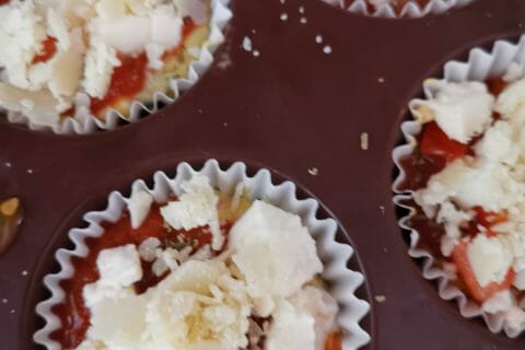 Cliquez pour zoomer ! Muffins salés façon pizza au Thermomix