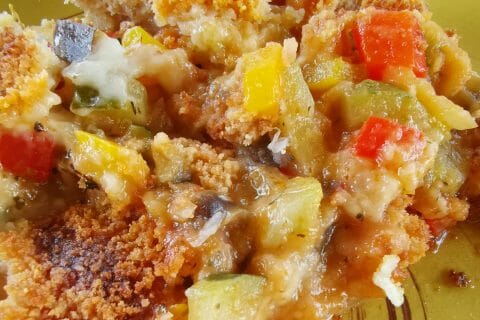 Cliquez pour zoomer ! Crumble aux légumes provençaux au Thermomix