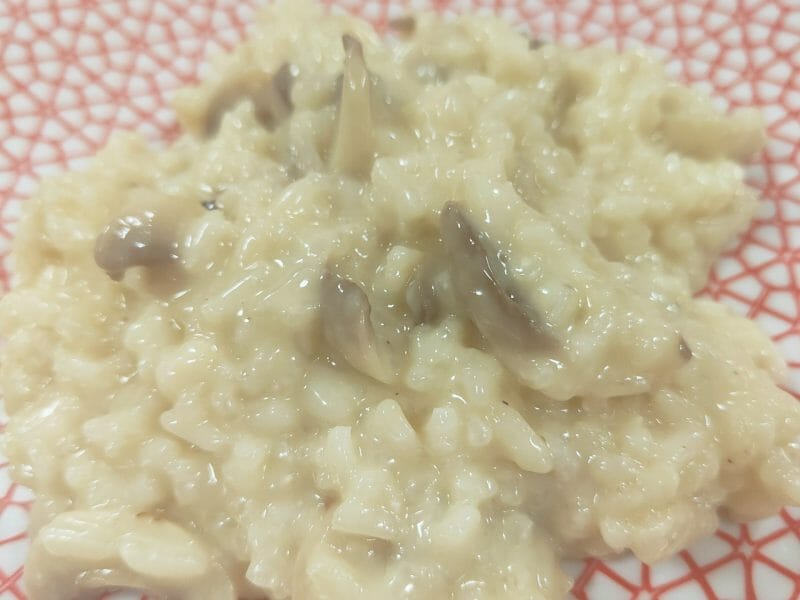 Cliquez pour zoomer ! Risotto au gorgonzola et champignons Thermomix par Delchouquette