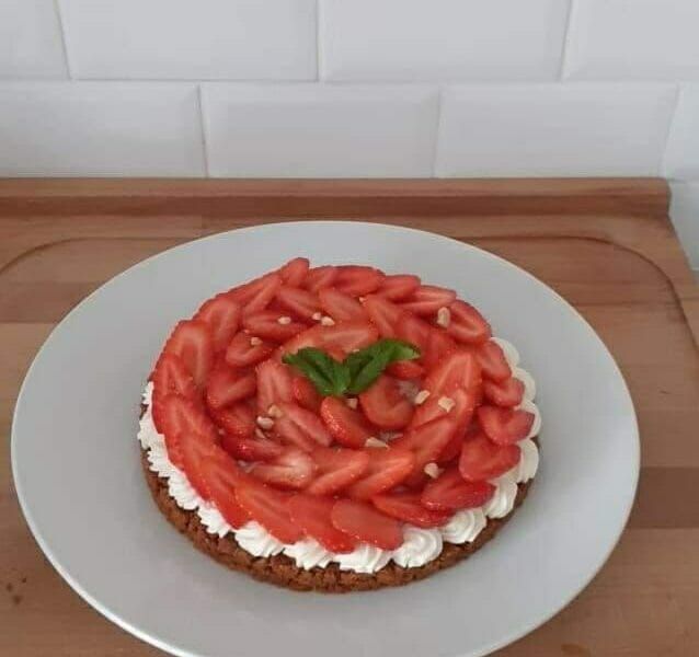 Cliquez pour zoomer ! Tarte aux fraises sans cuisson Thermomix par ludovic_59170