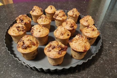 Cliquez pour zoomer ! Muffins au son d’avoine et aux pépites de chocolat Thermomix par Pat Mu