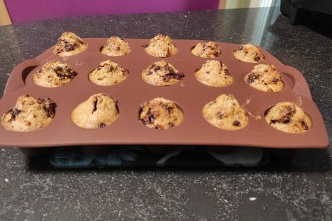 Cliquez pour zoomer ! Muffins au son d’avoine et aux pépites de chocolat Thermomix par Pat Mu