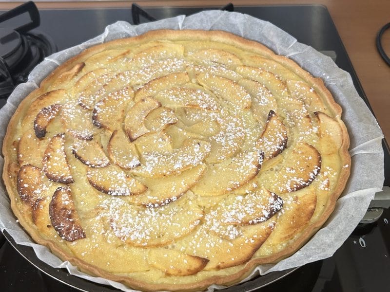 Cliquez pour zoomer ! Tarte normande aux pommes Thermomix par antho_15