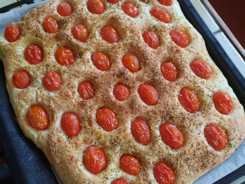 Cliquez pour zoomer ! Focaccia des Pouilles Thermomix par Emydx