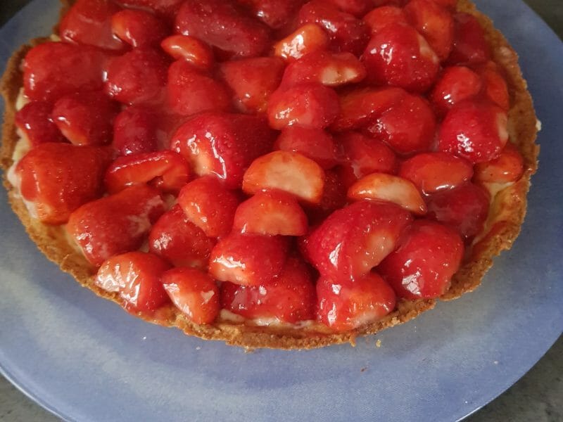 Cliquez pour zoomer ! Tarte aux fraises Thermomix par emilie_956
