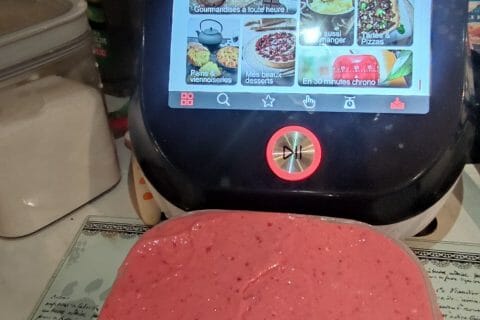 Cliquez pour zoomer ! Glace à la fraise Thermomix par cynthia_133