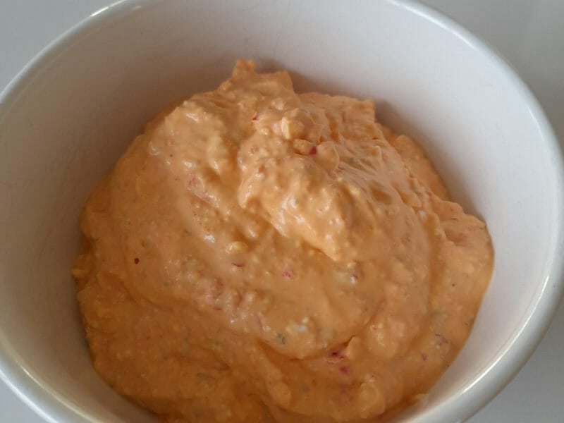 Cliquez pour zoomer ! Crème de poivrons à la feta Thermomix par christelle_504