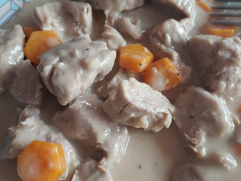Cliquez pour zoomer ! Filet mignon façon blanquette Thermomix par gyzmo74