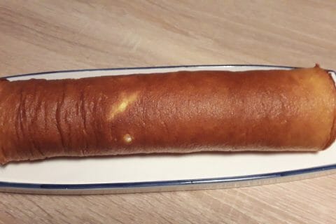 Cliquez pour zoomer ! Bûche pralinée aux éclats de noisettes caramélisés Thermomix par coquoergosum