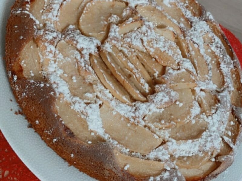Cliquez pour zoomer ! Gâteau aux pommes et mascarpone Thermomix par laura_822