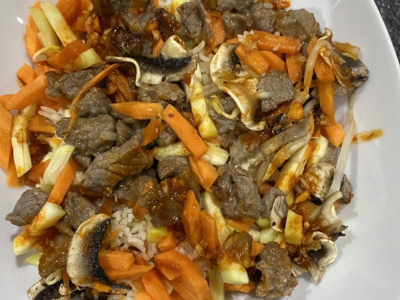 Cliquez pour zoomer ! Bibimbap coréen Thermomix par Chrisorchidee