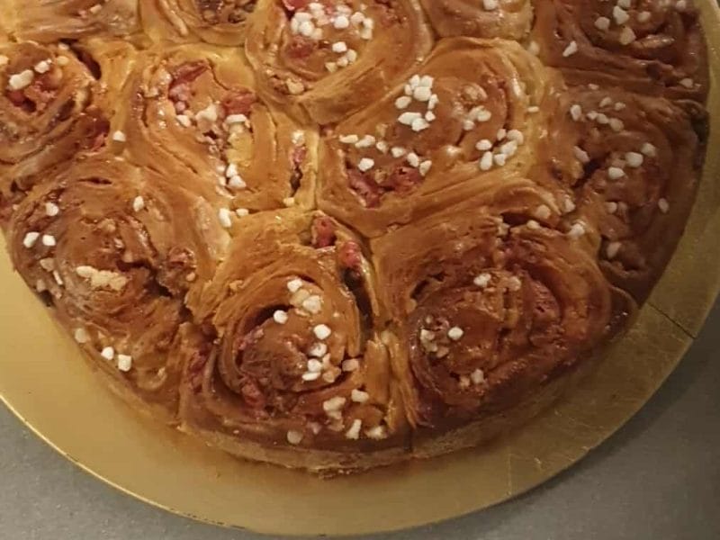 Cliquez pour zoomer ! Brioche aux pralines roses Thermomix par ferrouz123