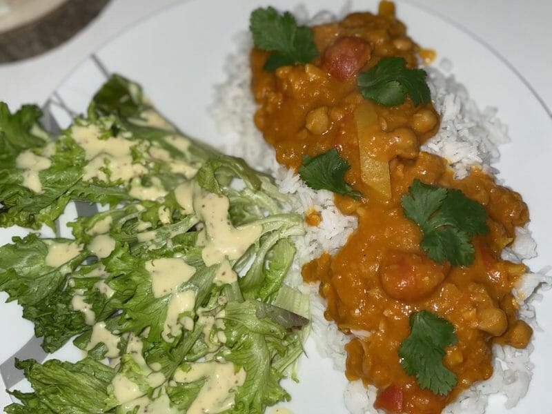 Cliquez pour zoomer ! Curry de pois chiches au lait de coco Thermomix par esmeralda_7