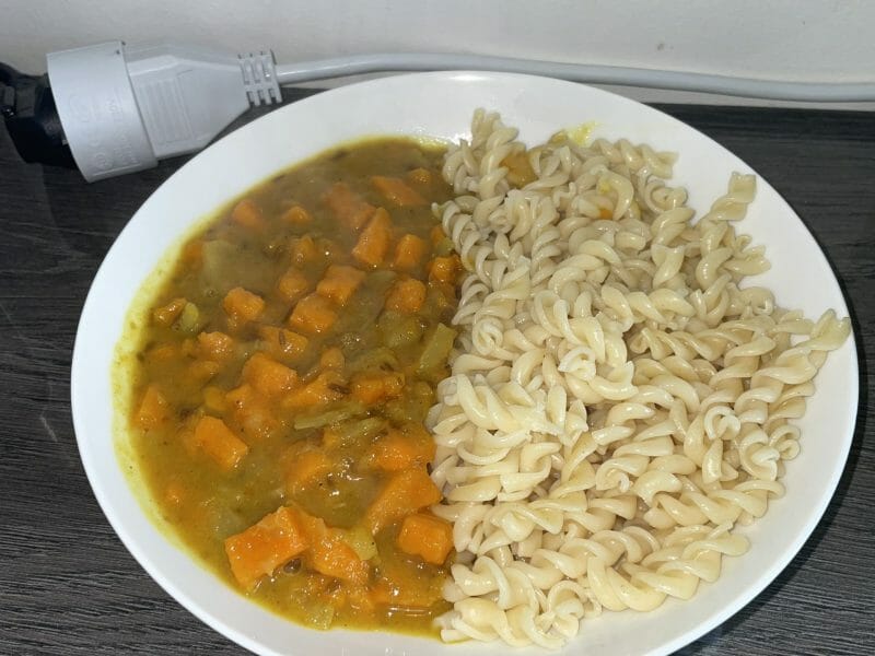Cliquez pour zoomer ! Dhal de patate douce et de lentilles corail Thermomix par esmeralda_7